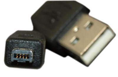 Kabel USB 2.0 konektor USB-A / USB-Mini B (4 piny) 1,8m