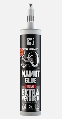Lepidlo MAMUT GLUE Total Den Braven, 290 ml, white
