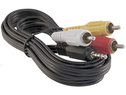 Kabel 3xCinch-Jack 3,5mm 4P, 3m