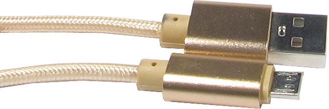 Kabel USB 2.0 konektor USB A / Micro-USB 25cm