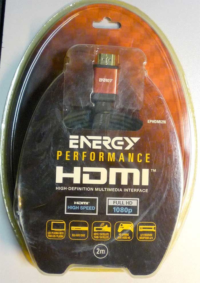 Kabel HDMI(A)-HDMI(A) plochý, 2m