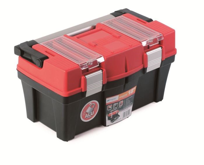 Plastový kufr na nářadí APTOP PLUS červený 458x257x245