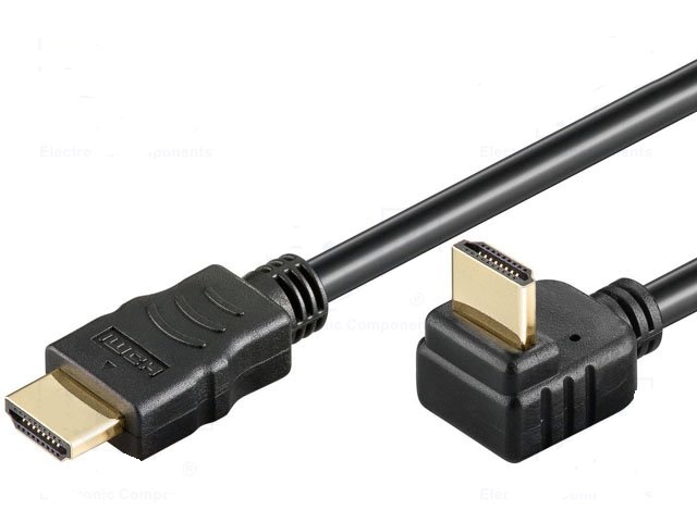 GOOBAY Kabel HDMI 1.4 HDMI vidlice - HDMI zástrčka 270 1,5m černá