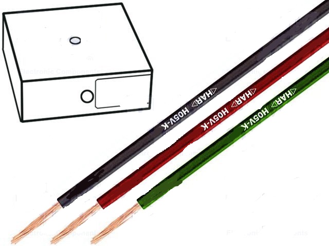 LAPP KABEL Kabel H05V-K licna Cu 0,5mm2 PVC bílá 300/500V