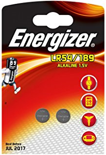 ENERGIZER Baterie: alkalická 1,5V LR54 Počet čl:2 Ø11,6x3mm 80mAh