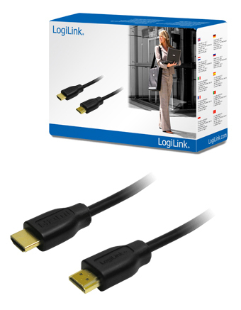 LOGILINK Kabel HDMI 1.4 HDMI vidlice, z obou stran 1,5m černá