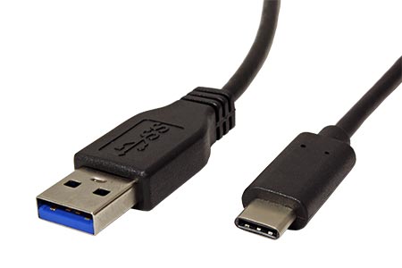 GOOBAY Kabel USB 3.0,USB 3.1 USB A vidlice, USB C vidlice 1m černá 67890