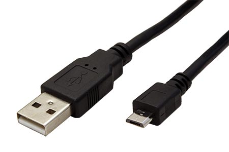 GOOBAY Kabel USB 2.0 USB A vidlice, USB B micro vidlice 1m černá 93918