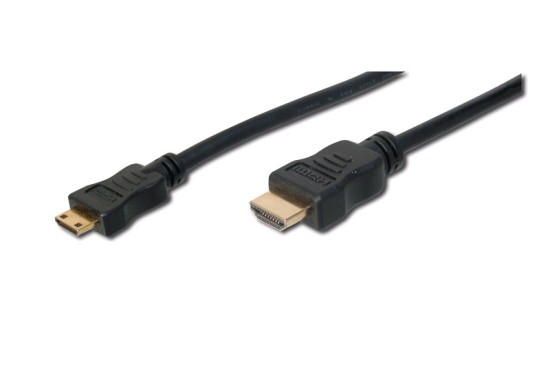 ASSMANN Kabel HDMI 1.3 HDMI mini vidlice - HDMI vidlice 2m černá AK-330106-020-S