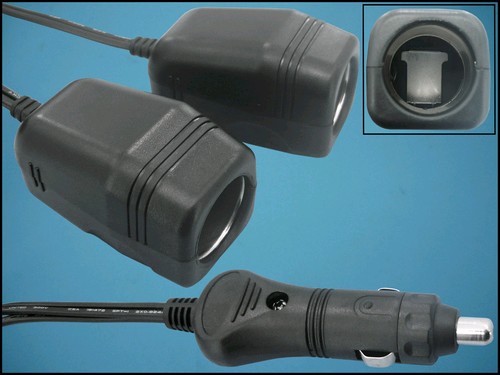 SCI Auto adaptér rozdvojka do zapalovače na 2 zařízení kabelová s maximálním zatížením 10A