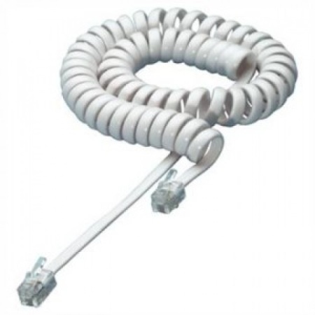 BQ CABLE Kabel telefonní kroucený s propletením 2m slonovina