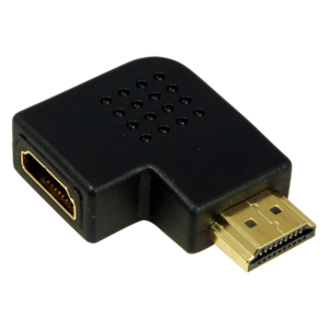 LOGILINK Adaptér HDMI zásuvka, HDMI zástrčka 90 černá