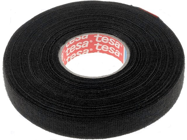 TESA Textilní páska PET fleece 15mm L:15m černá