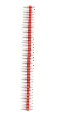 Kolíková lišta, vidlice 40PIN červená 2,54mm