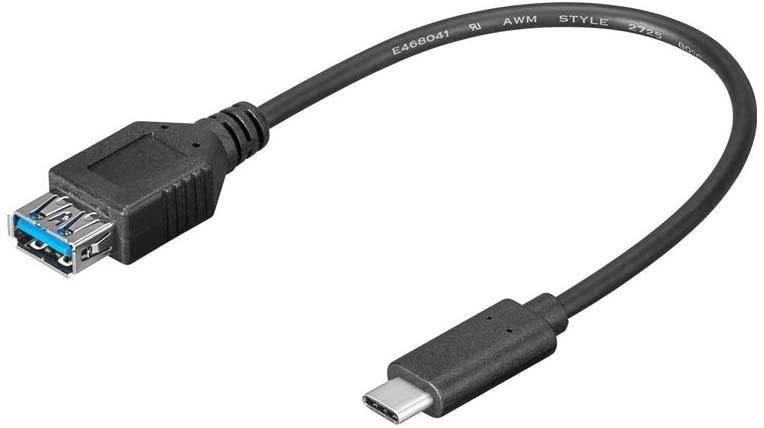 GOOBAY Kabel OTG, USB 3.0,USB 3.1 USB 3.0 A zásuvka, USB C vidlice