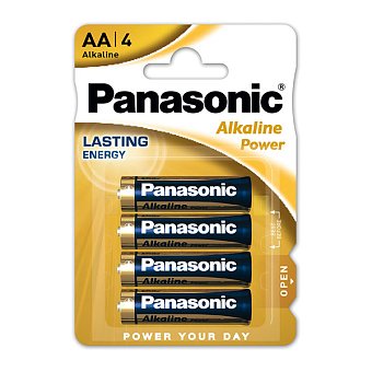 PANASONIC Power Alkaline AA - 4 ks