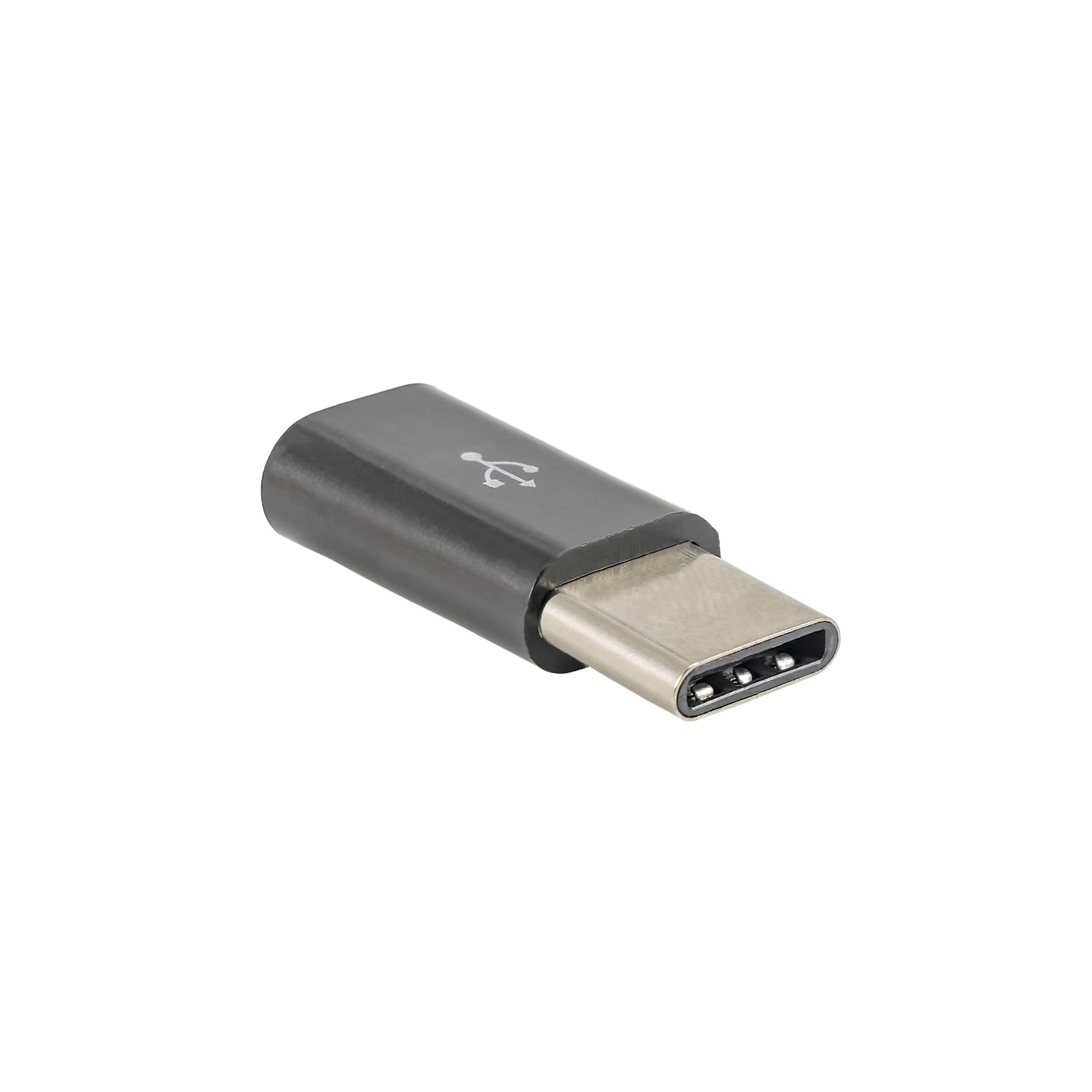 AKYGA Adaptér USB 2.0 USB B micro zásuvka,USB C vidlice niklovaný