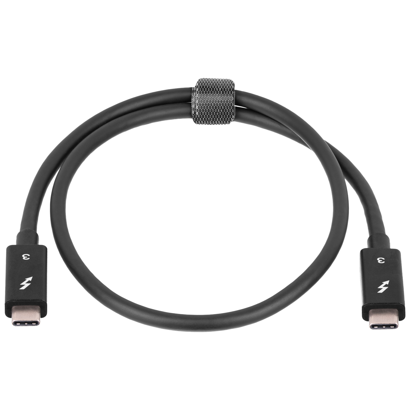 AKYGA Kabel: USB-USB USB C vidlice,z obou stran 0,5m Barva: černá