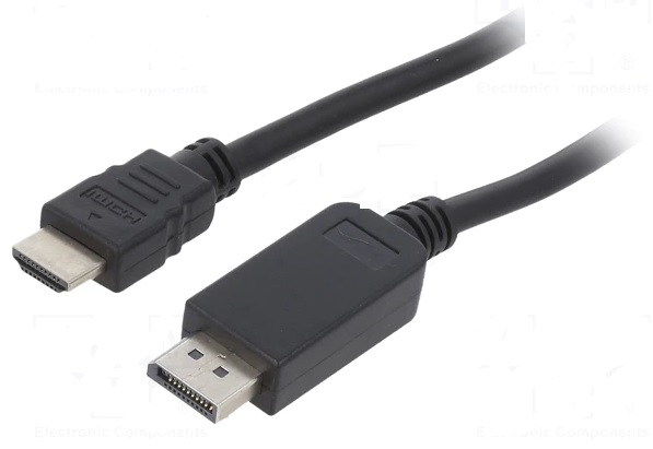GEMBIRD Kabel DisplayPort 1.1,HDMI 2.0 5m černá 28AWG