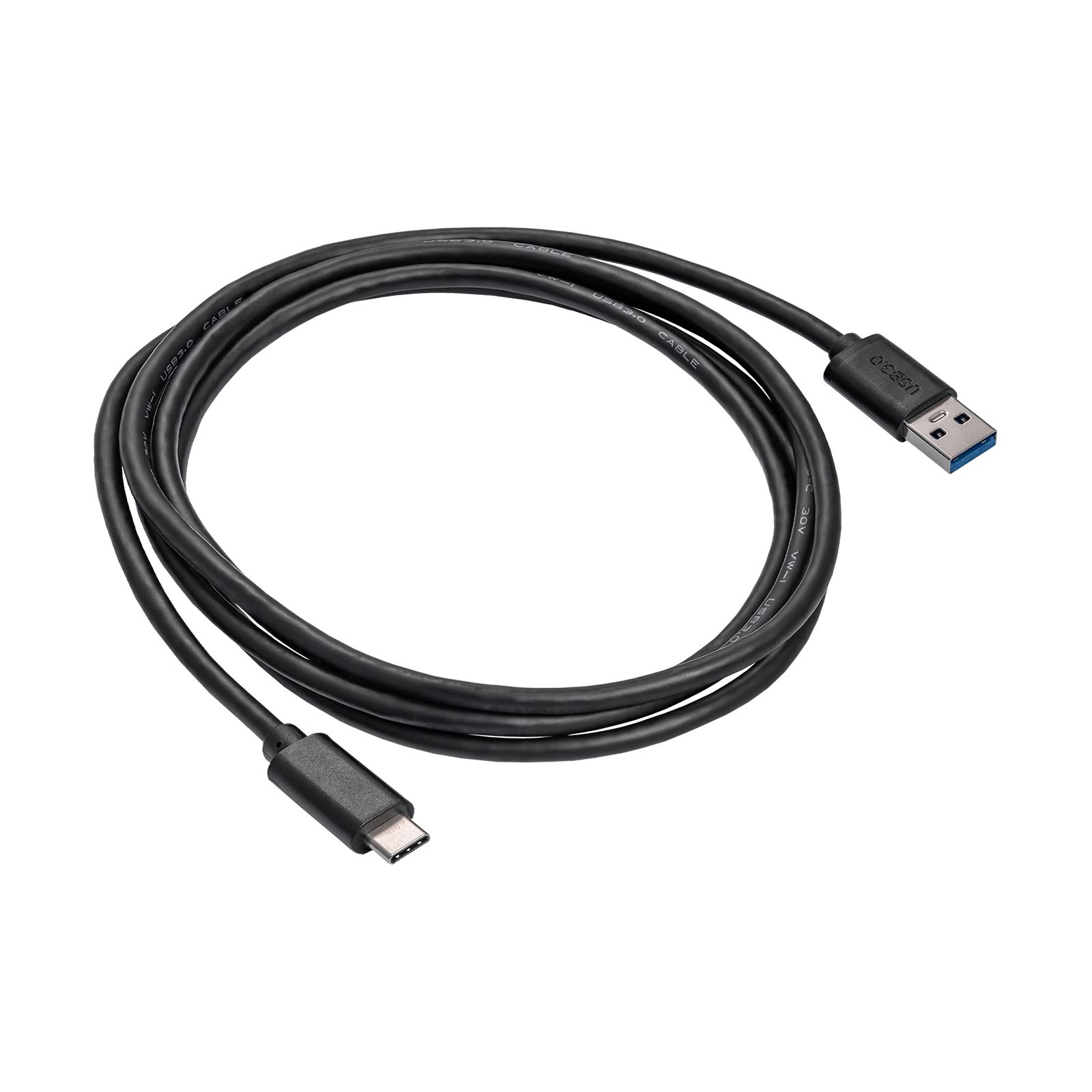 AKYGA Kabel: USB-USB USB A vidlice,USB C vidlice 1,8m Barva: černá