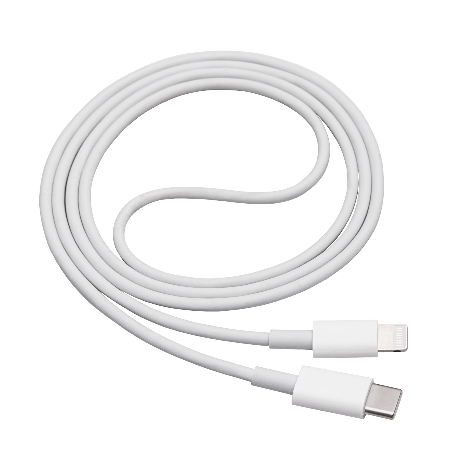 AKYGA Kabel USB 2.0 vidlice Apple Lightning,USB C vidlice 1m bílá