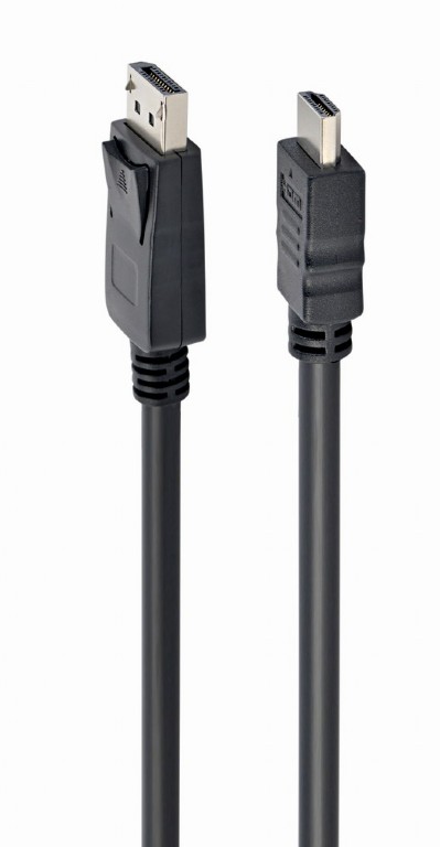 GEMBIRD Kabel DisplayPort 1.1,HDMI 2.0 5m černá 28AWG