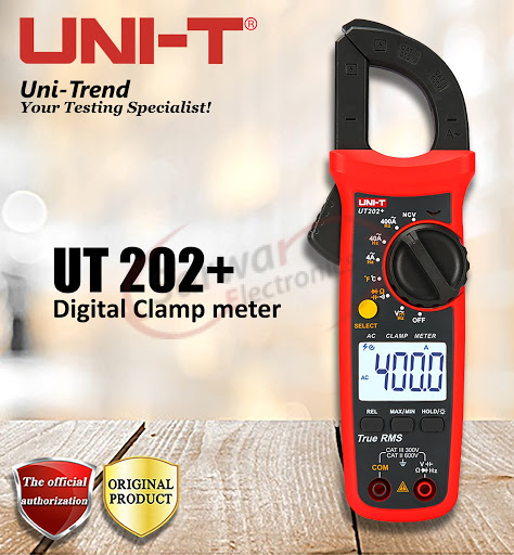 UNI-T UT202+ Měřicí přístroj: vícefunkční číslicový,klešťový LCD (4000)