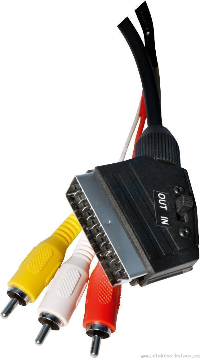 EMOS SB2101 AV kabel SCART - 3x CINCH 1,5m