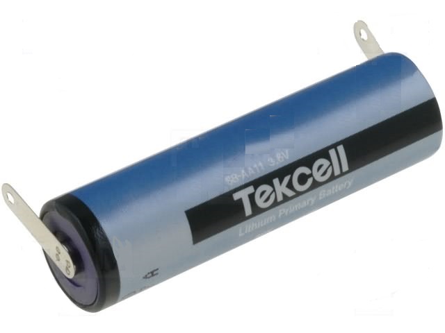 TEKCELL Baterie lithiové AA 3,6V Vývody pájecí očka průměr 14,3x49,5mm 2400mAh