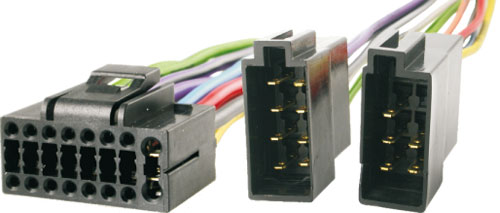 4CARMEDIA Konektor ISO pro autorádio JVC 16 PIN KD LX 10R, KD LX 33R, KD LX 3R, KD MX 2800R, KD MX 2900R, KD MX 3000R, KD MX 3000RB